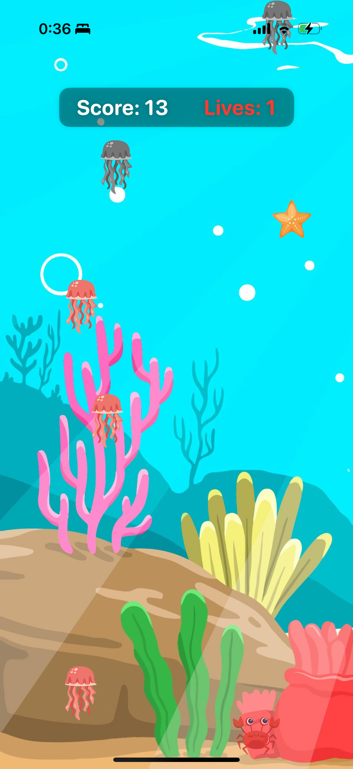 JELLYSHOT プレイ中の様子